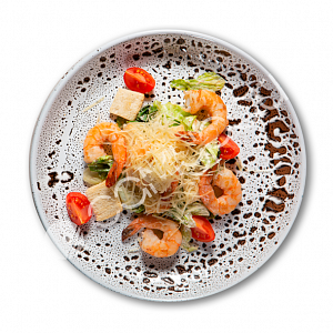 Салат Цезарь с креветкой