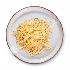 Макарон с сыром и сливочным маслом