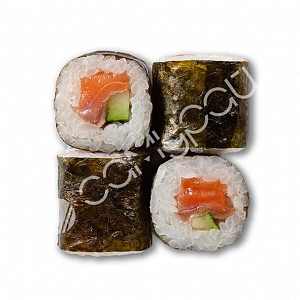 Ролл лосось и огурец