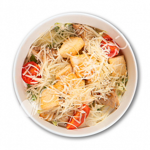 Салат Цезарь с курицей